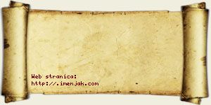 Vera Jačović vizit kartica